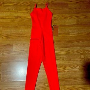 NWT Girlfriend Collective Unitard One Piece Jumpsuit in Coral [ XXS ] #T254.